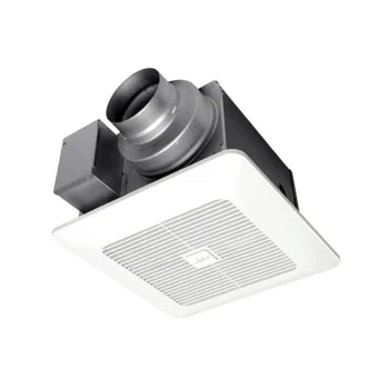 Panasonic WhisperGreen® Select™ Fan with ECM Motor and Pick-A-Flow 50, 80 or 110 CFM, pre-installed multi-speed module.
