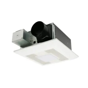 Panasonic WhisperFit® DC Remodeling fan/LED light with Pick-A-Flow, 50, 80 or 110 CFM (LED chip panel incorporates night light).