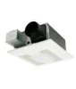 Panasonic WhisperFit® DC Remodeling fan/LED light with Pick-A-Flow, 50, 80 or 110 CFM (LED chip panel incorporates night light).