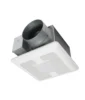 Panasonic WhisperCeiling® DC™ Fan/LED light with ECM Motor and Pick-A-Flow 110, 130, 150 CFM
(LED chip panel incorporates night light).