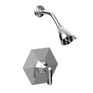 Phylrich LE VERRE & LA CROSSE Pressure Balance Shower Set – Lever Handle PB3170 – Polished Chrome