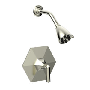Phylrich LE VERRE & LA CROSSE Pressure Balance Shower Set – Lever Handle PB3170 – Satin Nickel