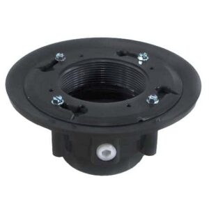 QM PVC High Flow 3″ x 4″ Drain Base with Clamping Ring