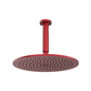 Isenberg 12" Rain Head with 6" Ceiling Mount Arm In Satin Brass - Image 7