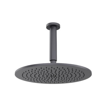 Isenberg 12" Rain Head with 6" Ceiling Mount Arm In Satin Brass - Image 13