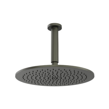 Isenberg 12" Rain Head with 6" Ceiling Mount Arm In Satin Brass - Image 21