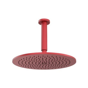 Isenberg 12" Rain Head with 6" Ceiling Mount Arm In Satin Brass - Image 16