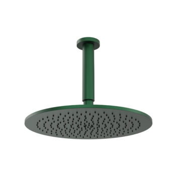 Isenberg 12" Rain Head with 6" Ceiling Mount Arm In Satin Brass - Image 12