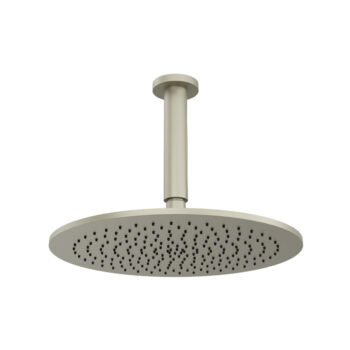 Isenberg 12" Rain Head with 6" Ceiling Mount Arm In Satin Brass - Image 15