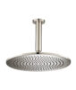 Isenberg 12″ Rain Head with 6″ Ceiling Mount Arm In Polished Nickel