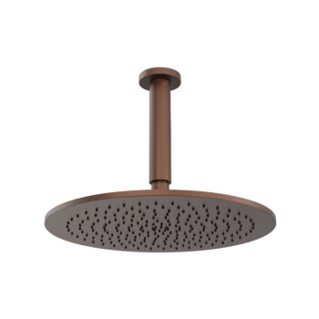 Isenberg 12" Rain Head with 6" Ceiling Mount Arm In Satin Brass - Image 17