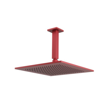 Isenberg 12" Rain Head with 6" Ceiling Mount Arm In Satin Brass - Image 7