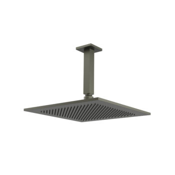 Isenberg 12" Rain Head with 6" Ceiling Mount Arm In Satin Brass - Image 6