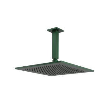 Isenberg 12" Rain Head with 6" Ceiling Mount Arm In Satin Brass - Image 12