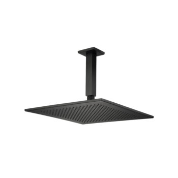 Isenberg 12" Rain Head with 6" Ceiling Mount Arm In Satin Brass - Image 4