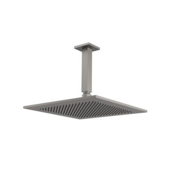 Isenberg 12" Rain Head with 6" Ceiling Mount Arm In Satin Brass - Image 5