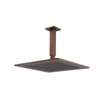 Isenberg 12" Rain Head with 6" Ceiling Mount Arm In Satin Brass - Image 17