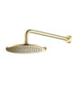 Isenberg 10″ Rain Head with 16″ Arm In Satin Brass