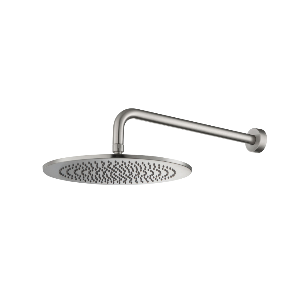 Isenberg 12" Rain Head with 16" Arm In Brushed Nickel