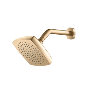 Isenberg 7″ Rain Head with 8″ Arm In Brushed Bronze