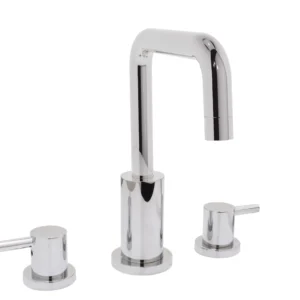 Huntington Brass Euro 3-Hole Roman Tub Filler Faucet In Chrome