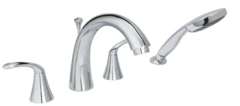 Huntington Brass Trend 4-Pc Roman Tub Filler In Chrome