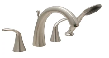 Huntington Brass Roman Tub Filler In Satin Nickel