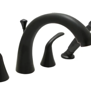 Huntington Brass Trend 4-Pc Roman Tub Filler In Matte Black