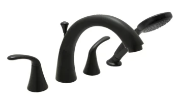 Huntington Brass Trend 4-Pc Roman Tub Filler In Matte Black