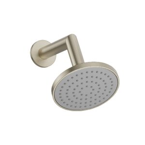 Isenberg 5″ Single Function Showerhead with 7″ Arm In Brushed Nickel