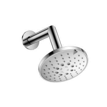 Isenberg 5" Multi Function Showerhead with 7" Arm In Chrome