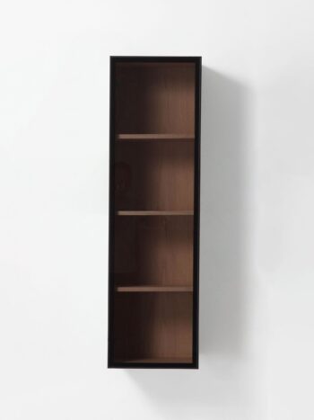 "13 Glass Wall Hung Side Cabinet In Whitewash Oak - Image 6