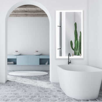 Sirius 32x24 Illuminated Vanity Mirror - Black - Image 2