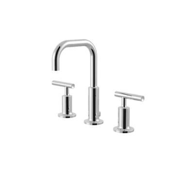 Kohler Purist Widespread bathroom sink faucet with Lever handles, 1.2 gpm - Vibrant Polished Nickel - Image 9