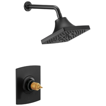 Brizo Kintsu®: TempAssure® Thermostatic Shower Only Trim - Less Handles In Matte Black
