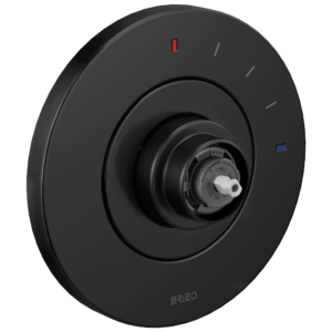 Brizo Litze®: Pressure Balance Valve Trim Only – Less Handle In Matte Black