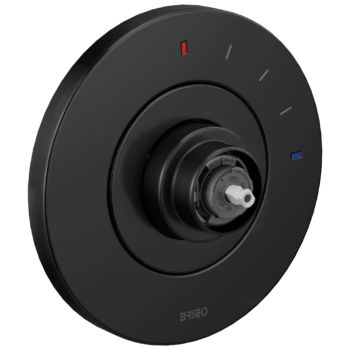 Brizo Litze®: Pressure Balance Valve Trim Only - Less Handle In Matte Black