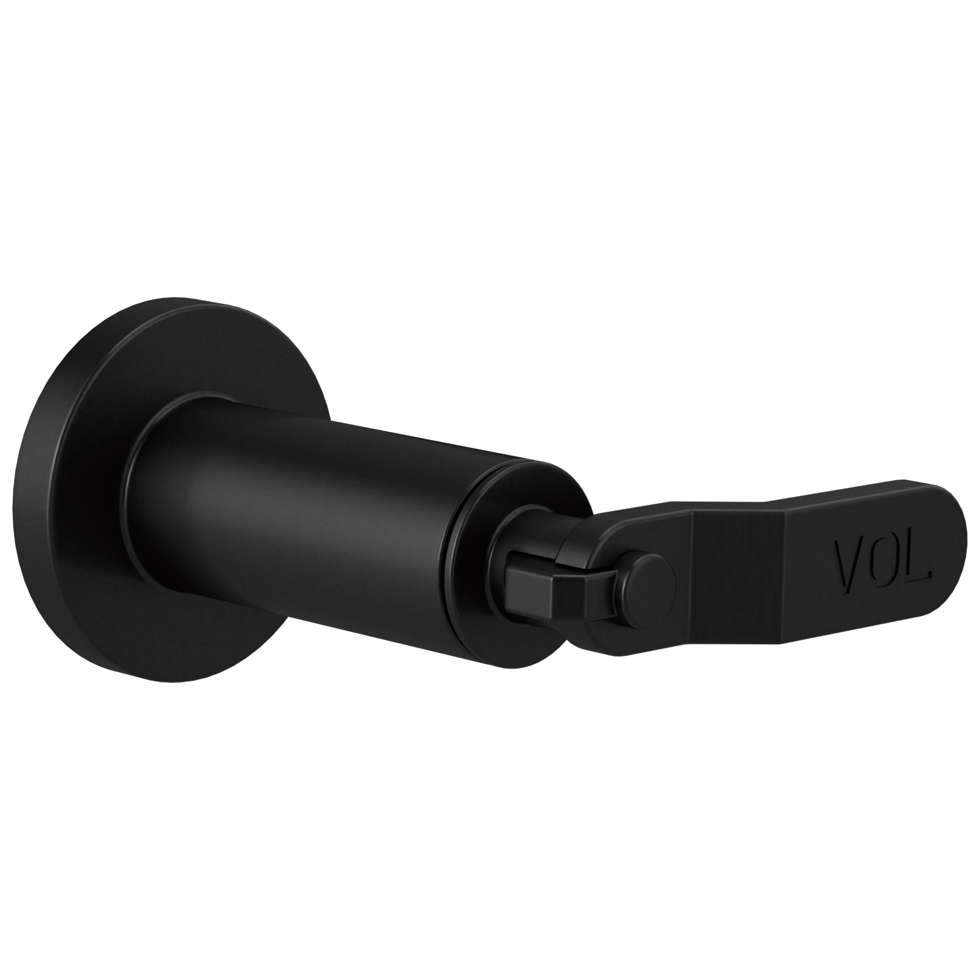 Brizo Litze®: Sensori® Volume Control Trim - Industrial Lever In Matte Black