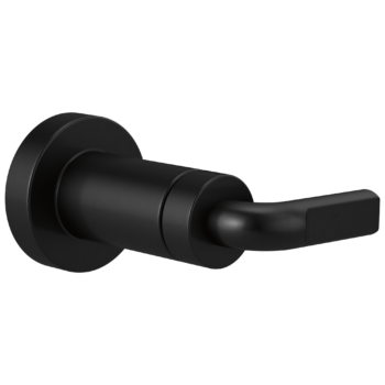 Brizo Litze®: Sensori® Volume Control Trim With Notch Lever Handle In Matte Black