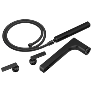 Brizo Kintsu®: Two-Handle Tub Filler Trim Kit with Lever Handles In Matte Black