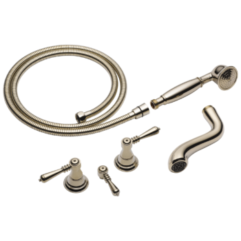 Brizo Tresa®: Two-Handle Tub Filler Trim Kit with Lever Handles In Polished Nickel