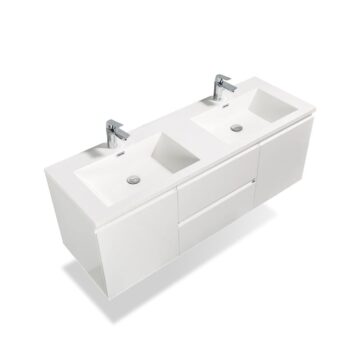 Angela 60 In Glossy White