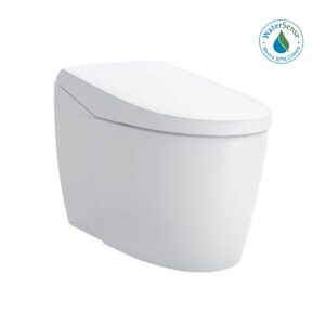 TOTO NEOREST AS Dual Flush 1.0 or 0.8 GPF Toilet with Intergeated Bidet Seat and EWATER plus , Cotton White