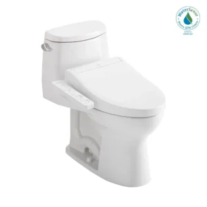 Toto® Washlet+® Ultramax® II One-Piece Elongated 1.28 Gpf Toilet And Washlet+® C2 Bidet Seat, Cotton White