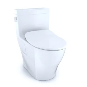 TOTO Toto® Legato® One-Piece Elongated 1.28 Gpf Toilet With Cefiontect® And Softclose® Seat, Washlet®+ Ready, Cotton White