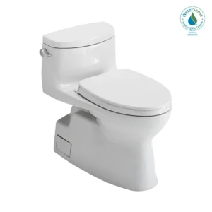 Toto® Carolina® II One-Piece Elongated 1.28 Gpf Universal Height Toilet With Cefiontect And Ss124 Softclose Seat, Washlet+ Ready, Cotton White