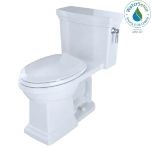 Toto® Promenade® II One-Piece Elongated 1.28 Gpf Universal Height Toilet With Cefiontect And Right-Hand Trip Lever, Cotton White