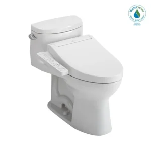 Toto® Washlet+® Supreme® II One-Piece Elongated 1.28 Gpf Toilet And Washlet+® C2 Bidet Seat, Cotton White
