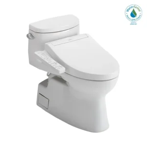 Toto® Washlet+® Carolina® II One-Piece Elongated 1.28 Gpf Toilet And Washlet+® C2 Bidet Seat, Cotton White