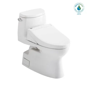 Toto® Washlet+® Carlyle® II 1G® One-Piece Elongated 1.0 Gpf Toilet And Washlet+® C5 Bidet Seat, Cotton White